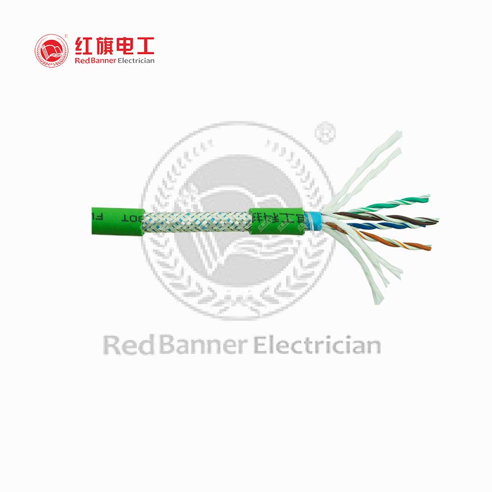 KTR-CAT5e 超五类 高柔网线,KTR_SFTP_CAT5e,高柔性电缆,拖链电缆,机器人网线,机器人电缆,双绞线,网线,超五类,高柔网线,红旗电工
