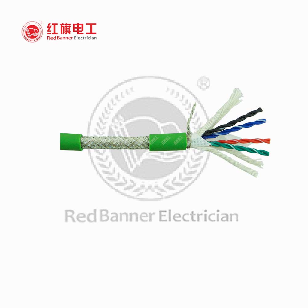KTR-CAT6a 六类 高柔网线,KTR_SFTP_CAT6a,高柔性电缆,拖链电缆,机器人网线,,机器人电缆,双绞线,网线,超六类,高柔网线,红旗电工